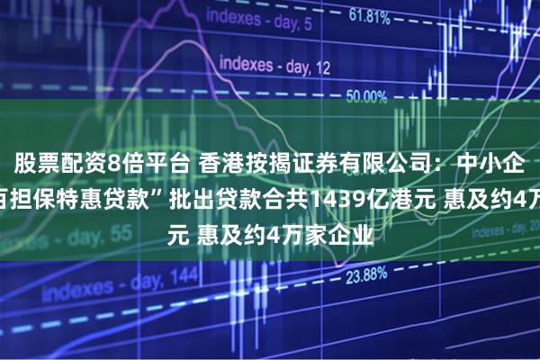 股票配资8倍平台 香港按揭证券有限公司：中小企“百分百担保特惠贷款”批出贷款合共1439亿港元 惠及约4万家企业